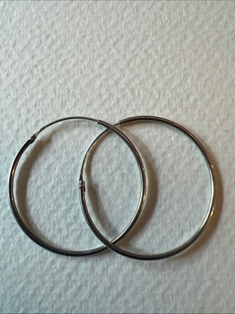 Classic Silver Hoop Earrings - Sleek Everyday Style